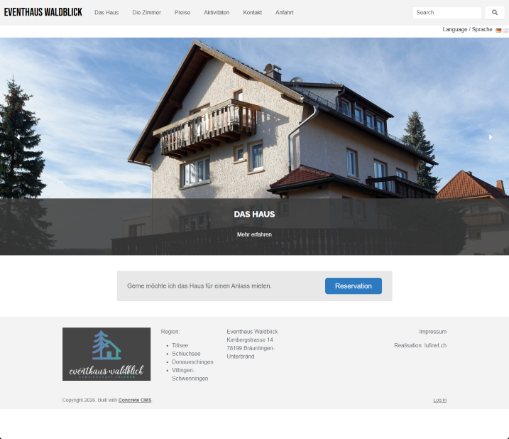 Eventhaus Waldblick