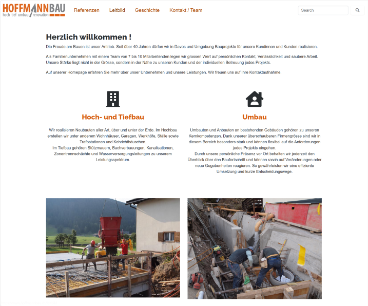 Hoffmann Bau AG Davos